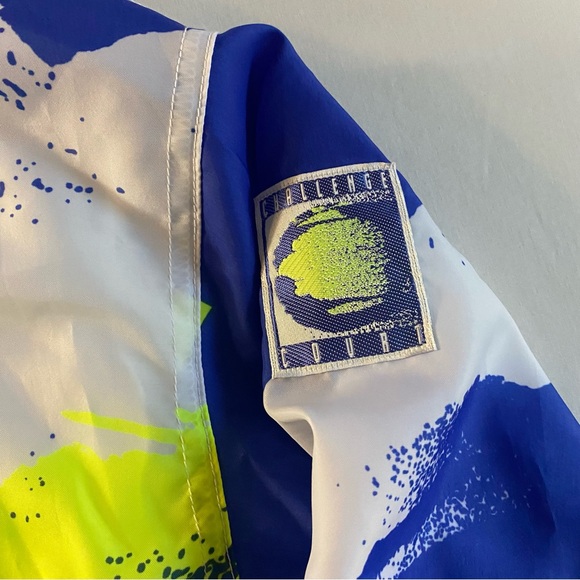 Nike Challenge Court Andre Agassi Windbreaker Women S Cropped Tennis 90s Jacket - Picture 5 of 14